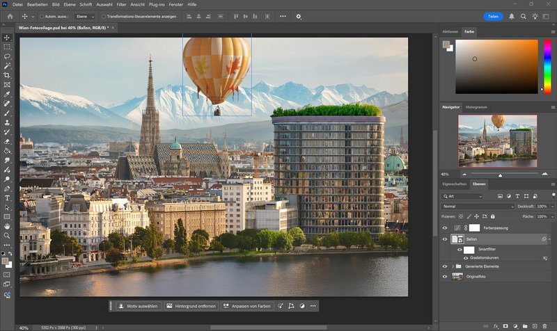 Einfache Fotobearbeitung mit KI - Adobe Photoshop für Einsteiger