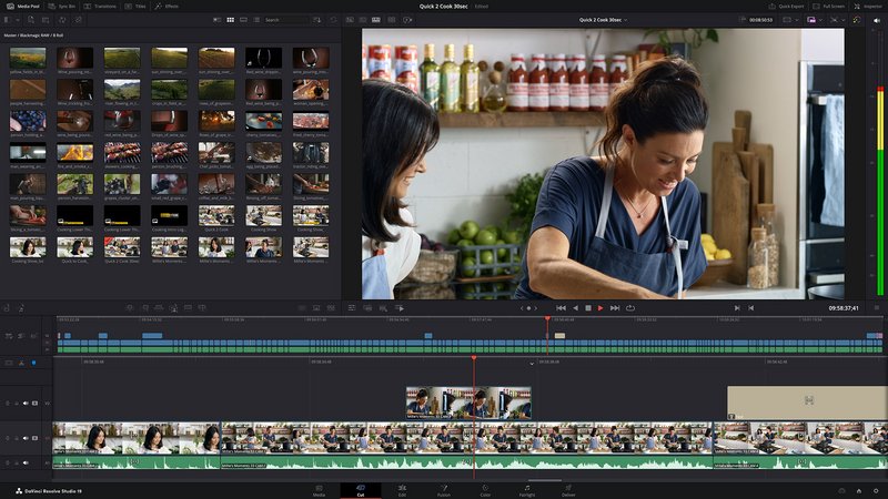 Videoschnitt mit DaVinci Resolve für Fortgeschrittene